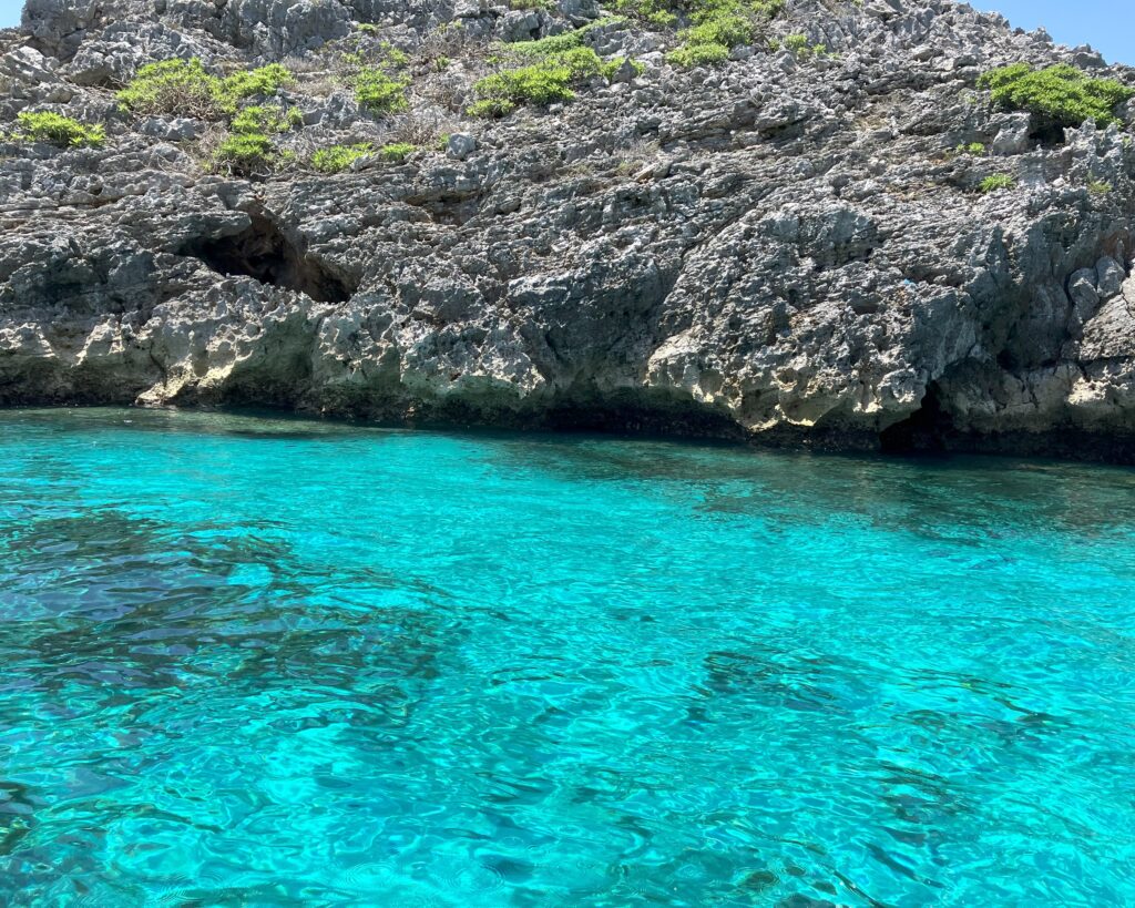 ボニンブルーの海