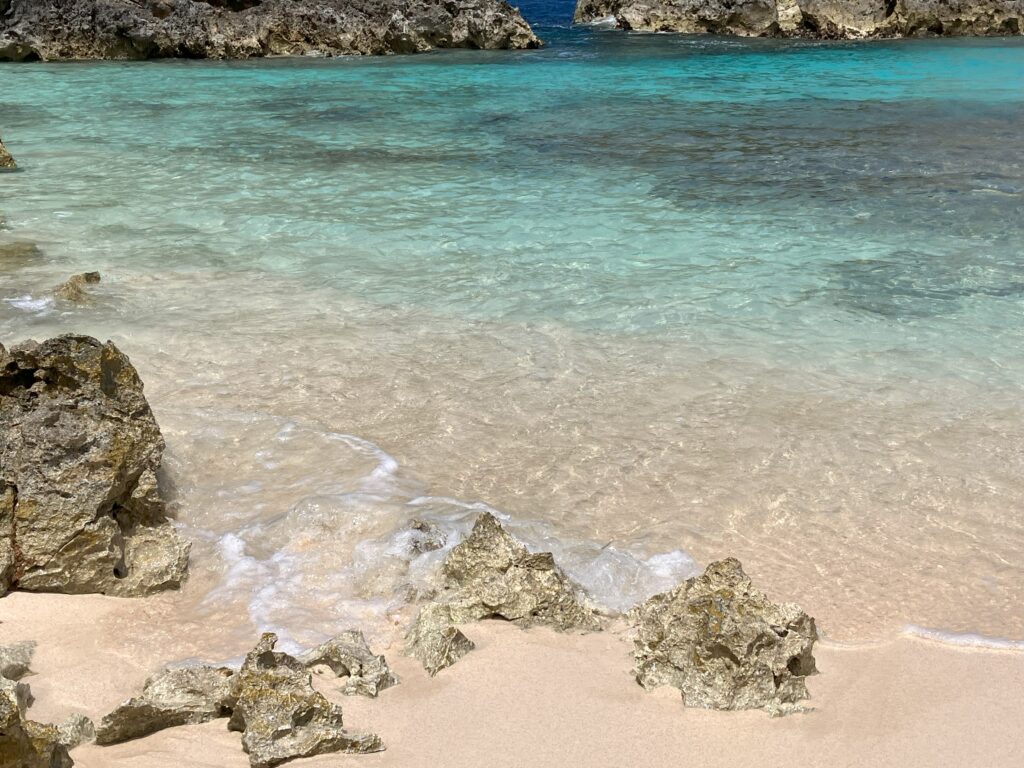 南島のビーチ